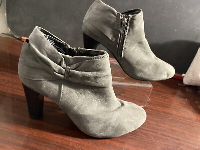 valerie stevens Ankle boots gray 7m seude
