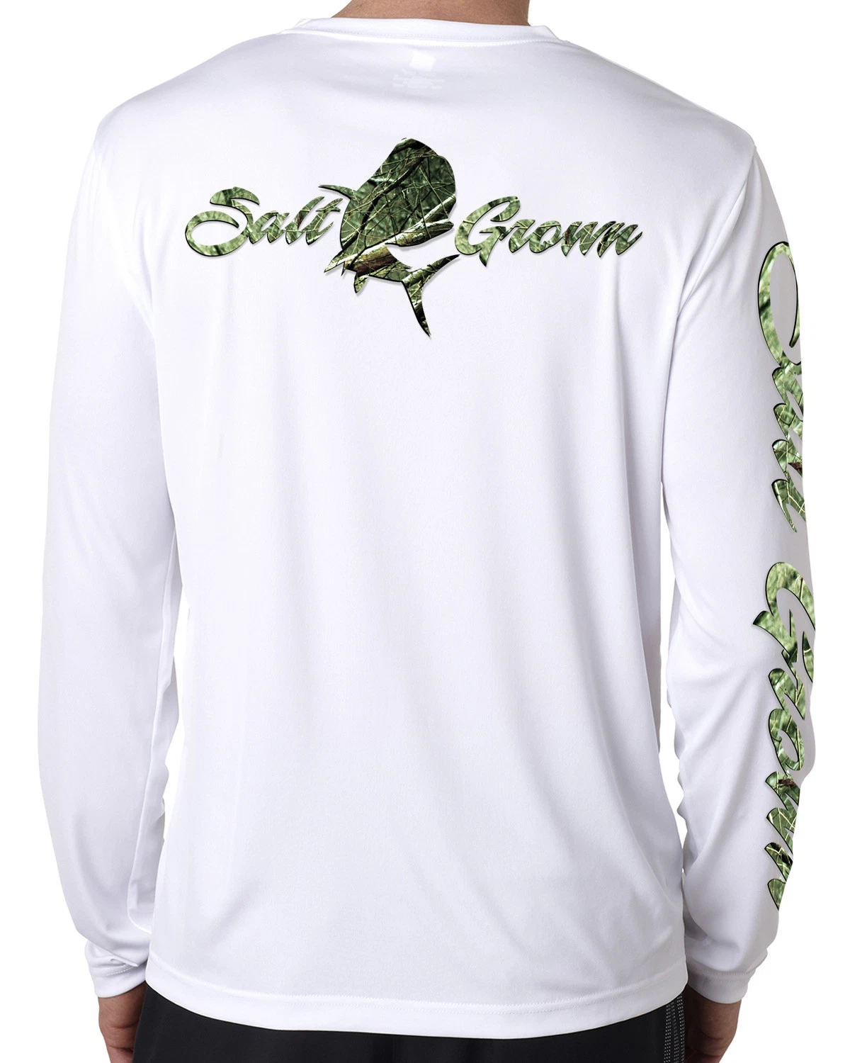 Salt Grown microfiber saltwater fishing long sleeve life camo t shirt 50+ uv
Opens in a new window o
