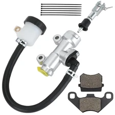 Brake Master Cylinder with Brake Pads Kit For 196cc 6.5hp KT196 Go Kart 200GK