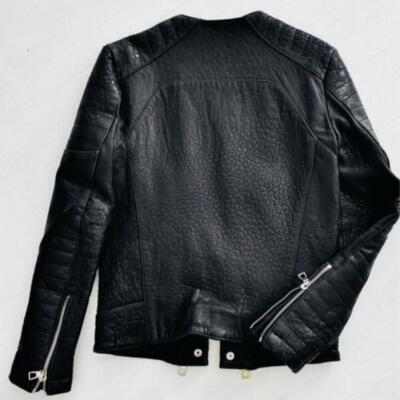 BALMAIN x H&M collaboration leather biker jacket size 44 BALMAIN x H&M collaboration leather biker jacket size 44