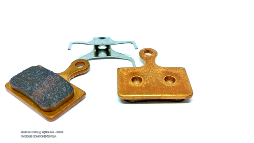 Sintered Metal Brake Pads For Shimano Disc Brakes XTR Deore XT SLX Deore Alfine - Picture 3 of 3