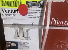 Pfister VenturiBathroom Faucet with Push and Seal - Brushed Nickel LF-048-VNKK 