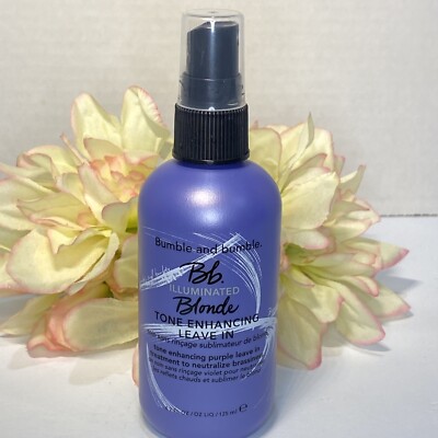 Bumble Bb. Illuminated Blonde Tone Enhancing Leave In 4.2oz/125ml New Free Ship