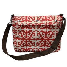 Infantino Savvy Bag Diaper Bag with Changing Pad Red Cream Printed