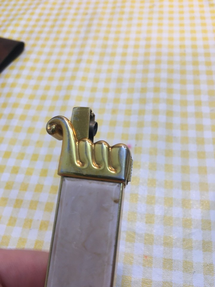 Ascot Onyx Cigarette Lighter Dagger Sword Letter Opener w/ Rare Belt