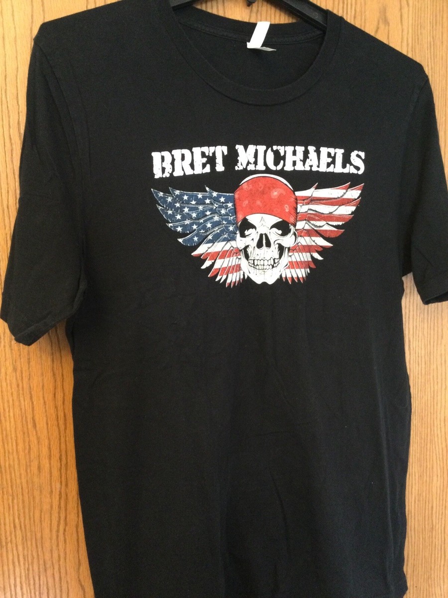 Bret Michaels - Black Shirt - XL. | eBay