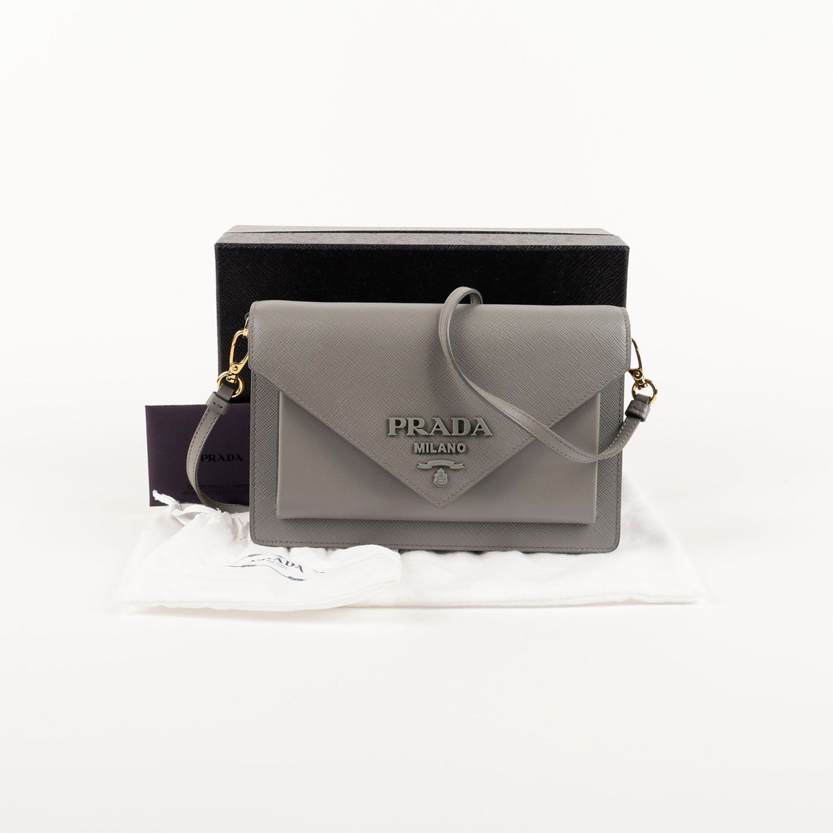 Prada Monochrome Mini Clutch and Crossbody Bag 1BP020 | eBay Prada Monochrome Mini Clutch and Crossbody Bag 1BP020 | eBay