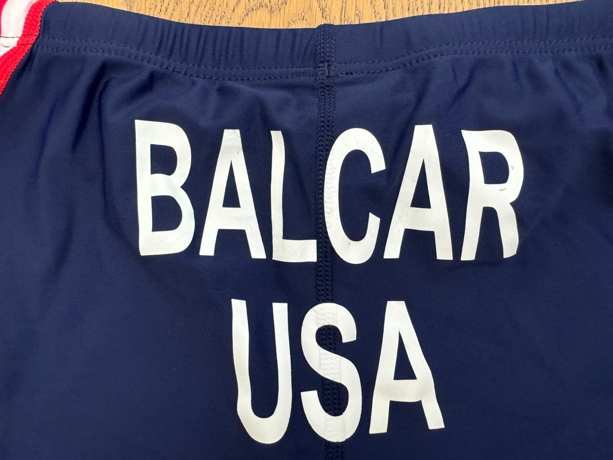 Short Femme TYR Rouge Moyen Blanc Bleu Tri Vélo TEAM USA Moriarty Neuf Rare