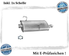 Endschalldämpfer für Peugeot 206 1.4 1.6 2.0 HDI Schrägheck Auspuff Schelle