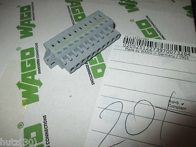 20 Stück Stiftleiste WAGO 231-110 (ID 51227397) 10 polig NEU 