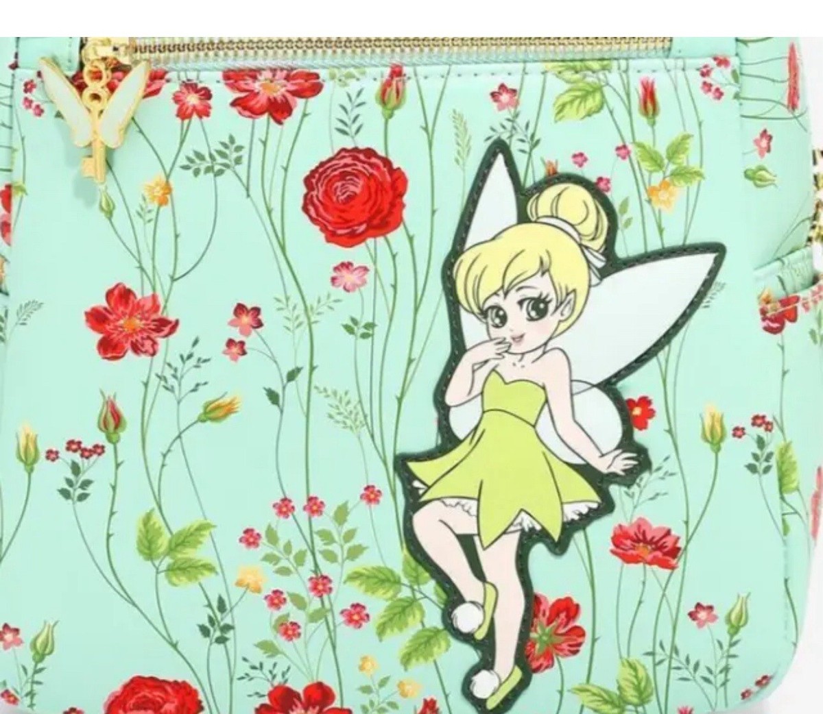 Loungefly Disney Peter Pan Tinkerbell & Lost Boys Floral  display picture 1