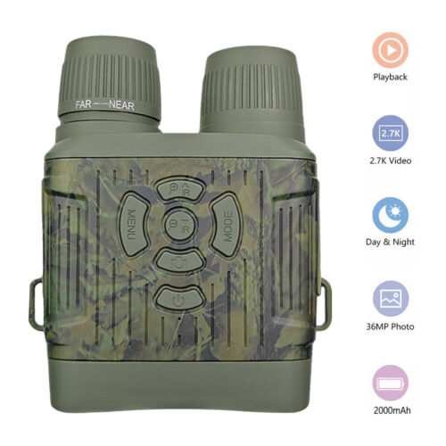 2.7K 36MP 10X Night Vision Goggles For Hunting Infrared Binoculars Digital Zoom - Picture 2 of 19