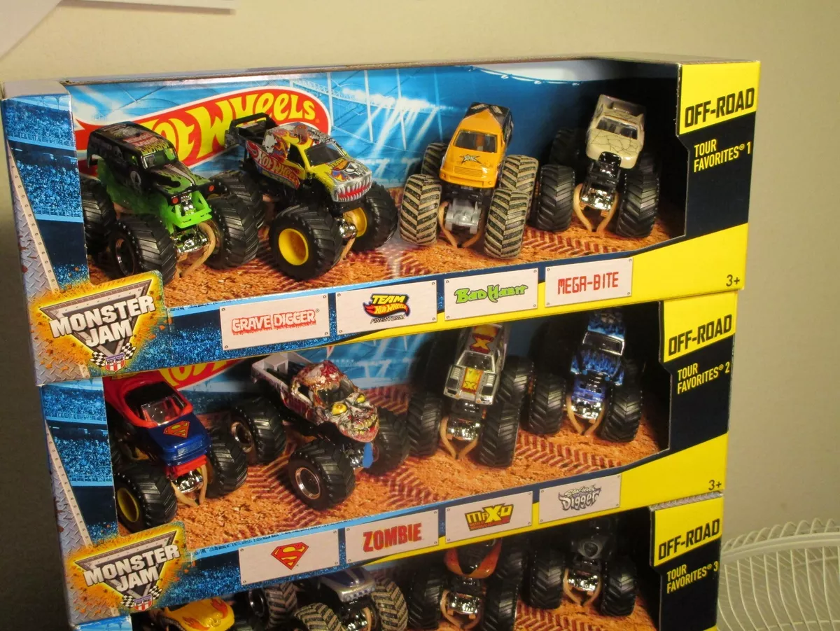 Hot Wheels Monster Jam Tour Favorites – Styles May Vary