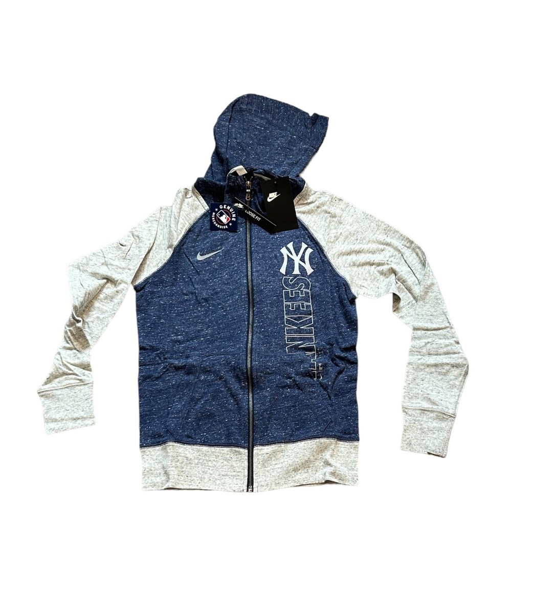 nike yankees zip up hoodie
