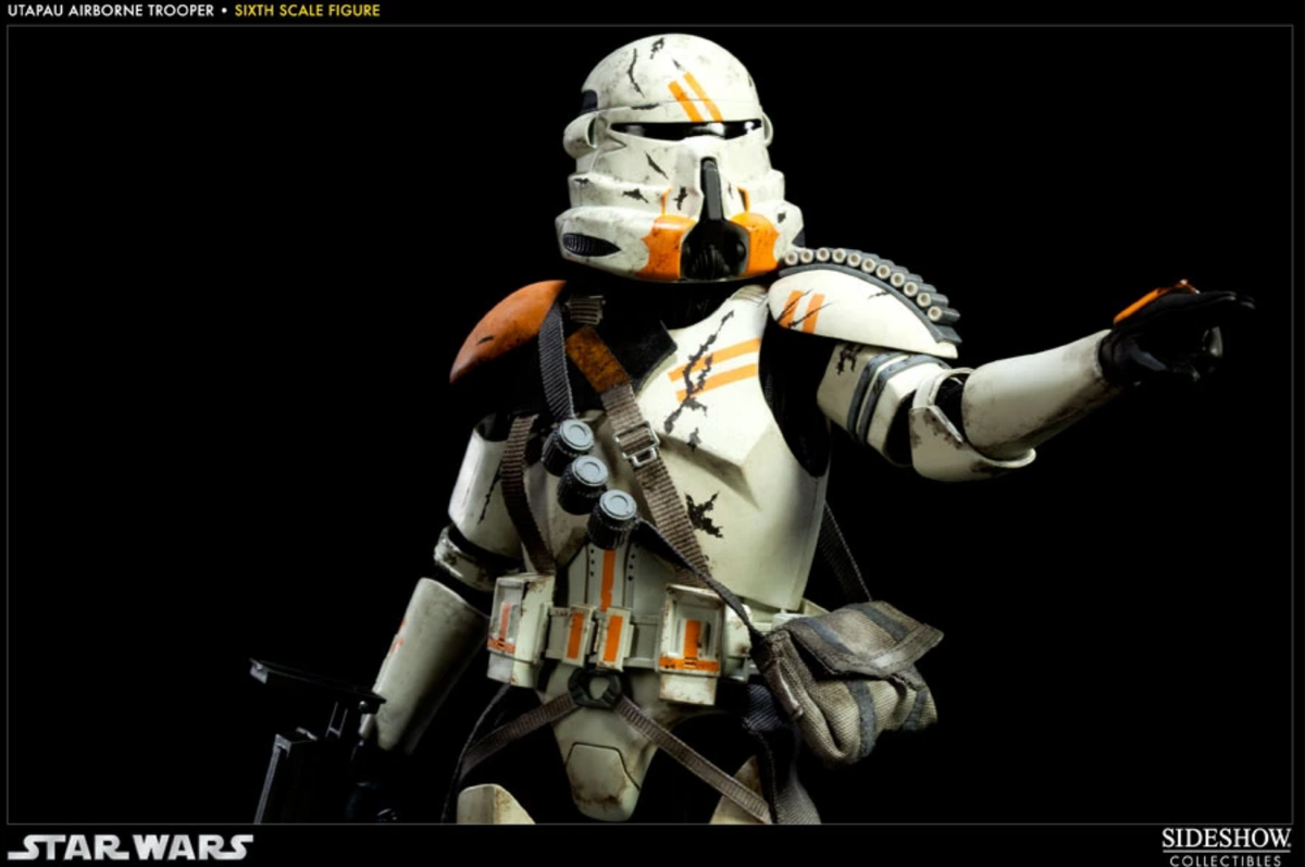 SIDESHOW Star Wars Utapau Airborne Clone Trooper 12