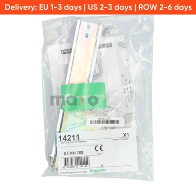 Schneider Electric 14211 DIN Rail With Support New NFP Sealed | eBay