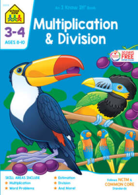 Multiplication & Division Grades 3-4 - Paperback By Barbara Bando - VERY GOOD