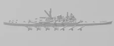 Mogami - 1939 Variant - IJN - Rotating Turret - Wargaming - Naval Miniature