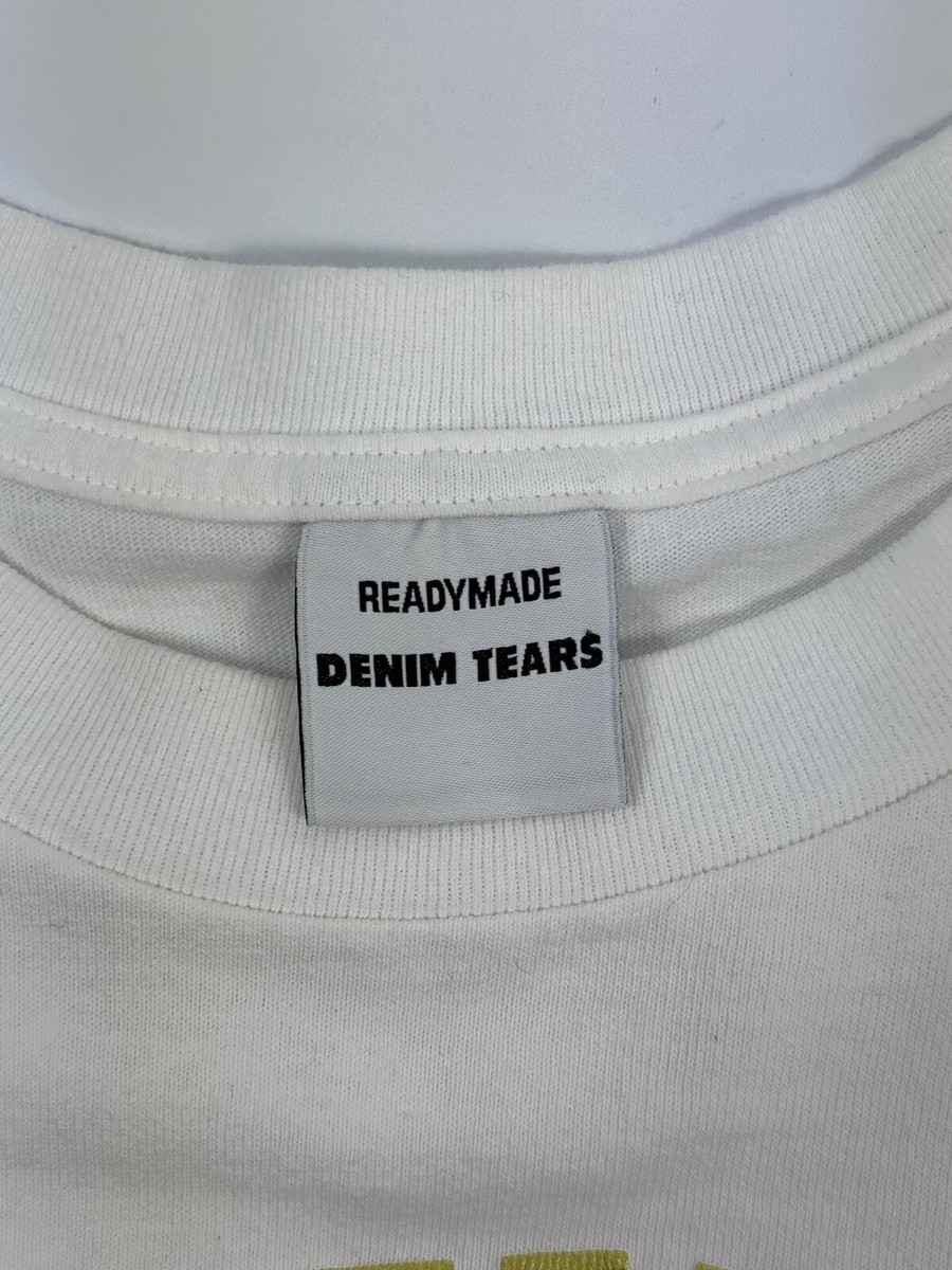 DENIM TEARS X READYMADE - LOGO PRINT T-SHIRT SIZE: XL | eBay DENIM TEARS X READYMADE - LOGO PRINT T-SHIRT SIZE: XL | eBay