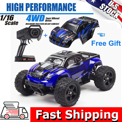 40Km/h Max High-Speed 1:16 Remote Control RC Car Monster Truck 4WD Off Road Car