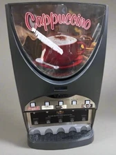 BUNN O MATIC IMIX-5S+ CAPPUCCINO, HOT CHOCOLATE 5 FLAVOR HOT BEVERAGE DISPENSER