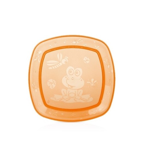 Nuby Fun Feeding Square Plate - Durable - Fun - Travel - BPA Free - 第 16/18 張圖片