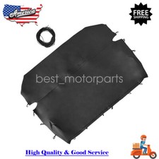 For Chevy Dodge Ford Universal Front Full Size Bench Truck Seat Cover Black