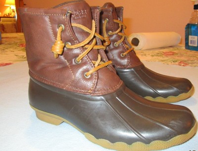 used sperry duck boots