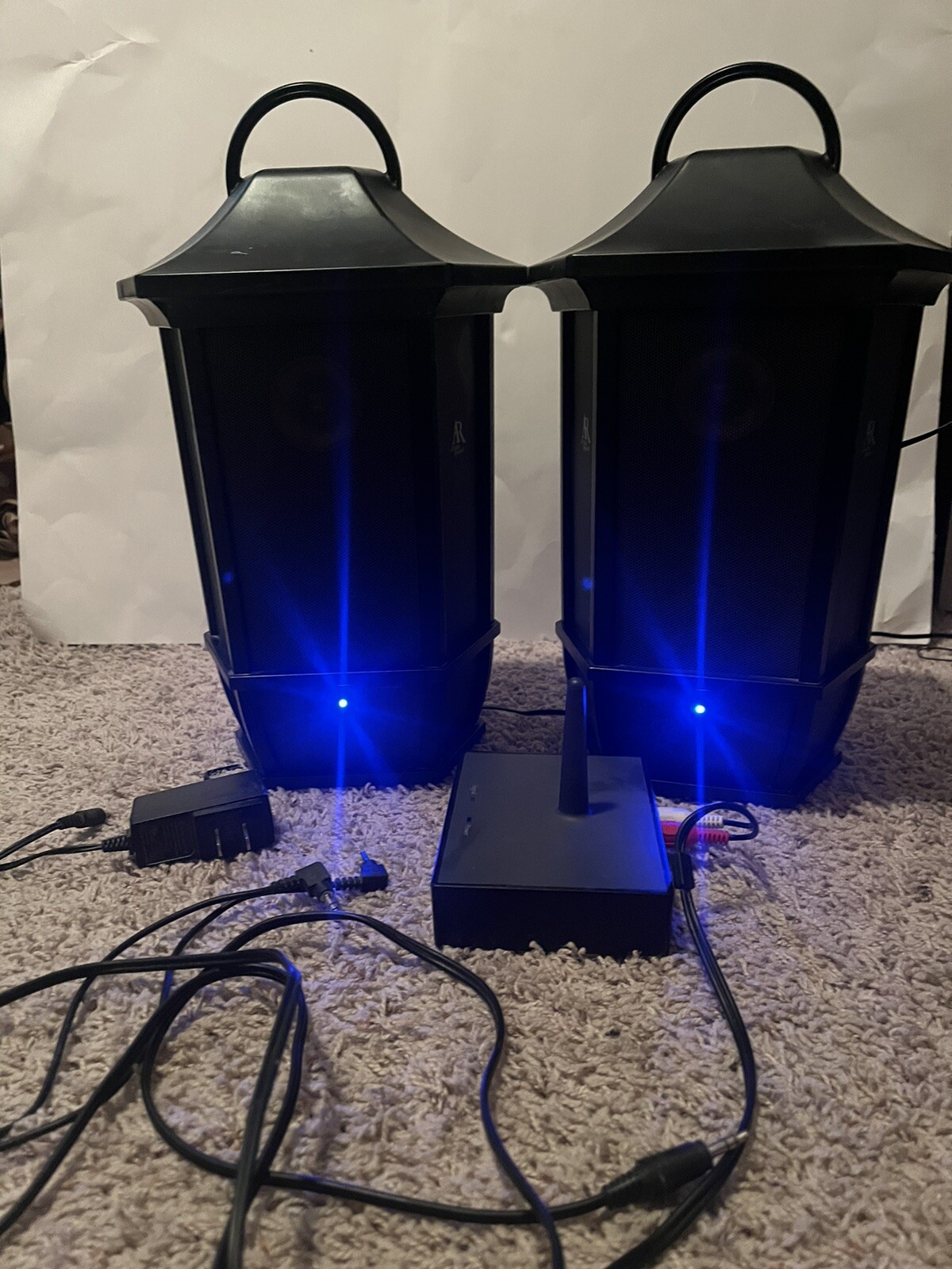 Acoustic Research outdoor lantern speakers WS2PK63. (pair) eBay