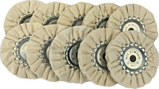 10 Stück Polierscheibe, Stoffpolierscheibe, Hochglanzpolierscheibe, 85x10x10mm