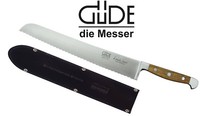 GüDe Messer Brotmesser 32 Cm Aus Fasseiche Inkl. Lederscheide 32 Cm Neu Ovp!