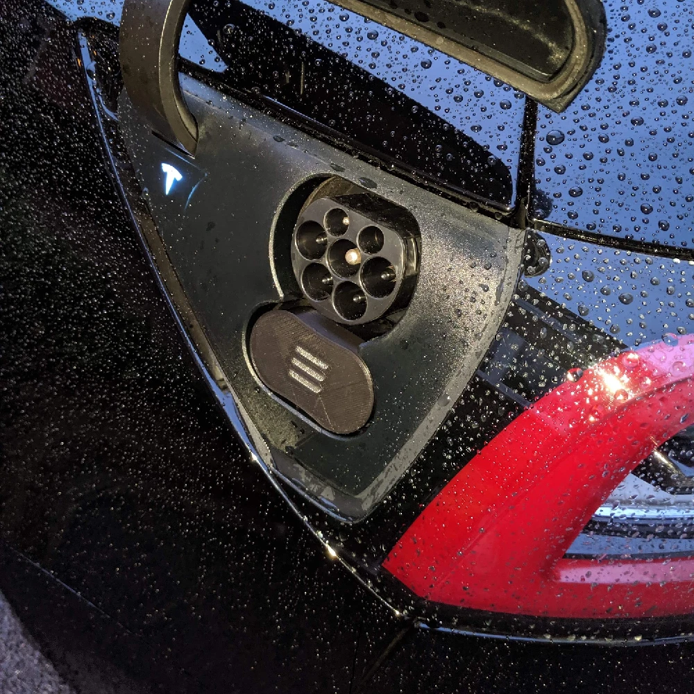 Fits Tesla Model 3 CCS Charger Port Cover UK Designed and Made 1st