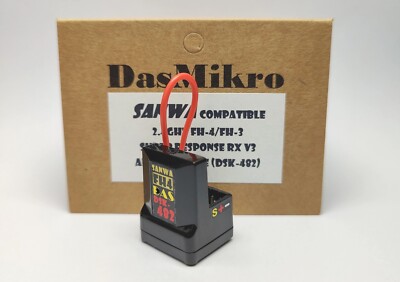 DASMIKRO SANWA SUPER RESPONSE FREE ANTENNA 4CH RECEIVER V3 FH-4 FH-3