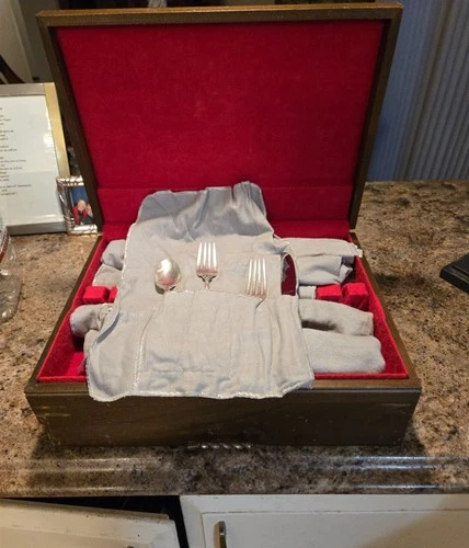 Grande Baroque by Wallace Sterling Silver Flatware Set for 12 Service 54 Pieces