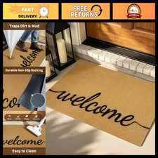 Non-Slip Outdoor Welcome Mat 17"x30" - Front Door Entrance Rug, Durable  Stylis