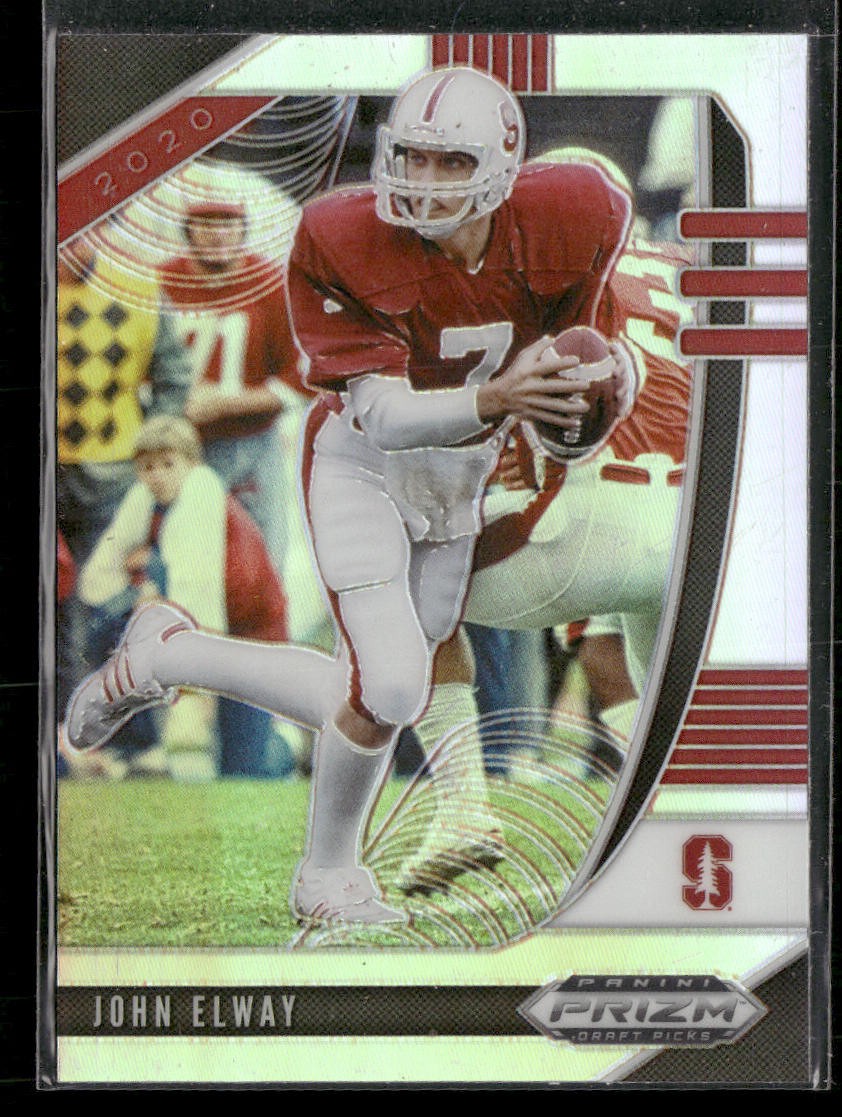 2020 Panini Prizm Draft Picks #54 John Elway Prizms Silver