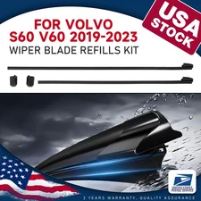 OEM 31693569 Front Windshield Wiper Blades Refills Kit For 19-25 Volvo S60, V60
