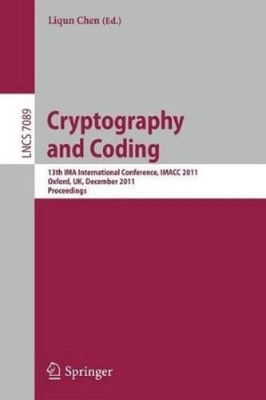 Liqun Chen Cryptography and Coding (Taschenbuch) Security and Cryptology