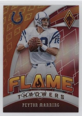 2020 Panini Phoenix Flame Throwers Red 24/299 Peyton Manning #23 HOF 07ol