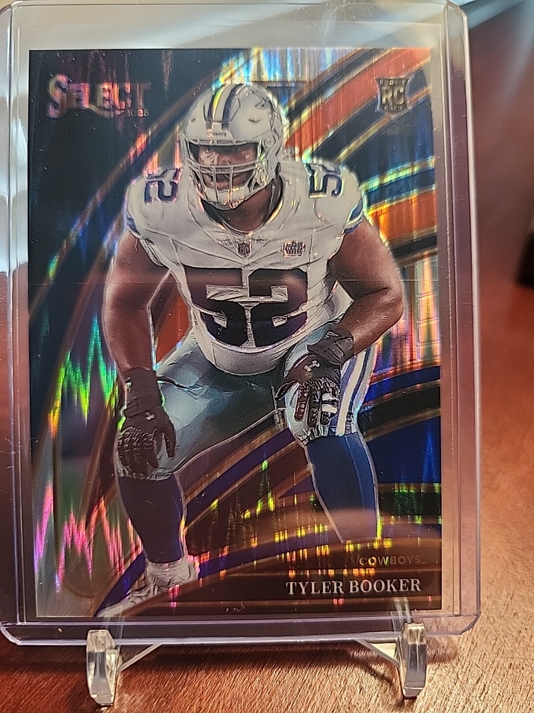 Tyler Booker Panini Select #298 Red/Blue Shock