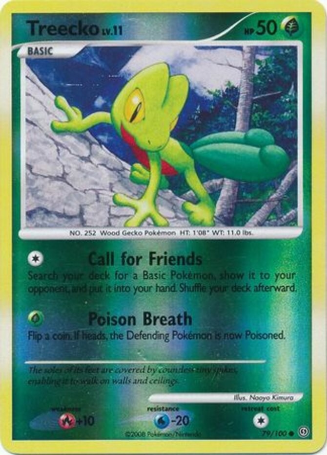 Treecko - 79/100 - Common - Reverse Holo - LP - Stormfront