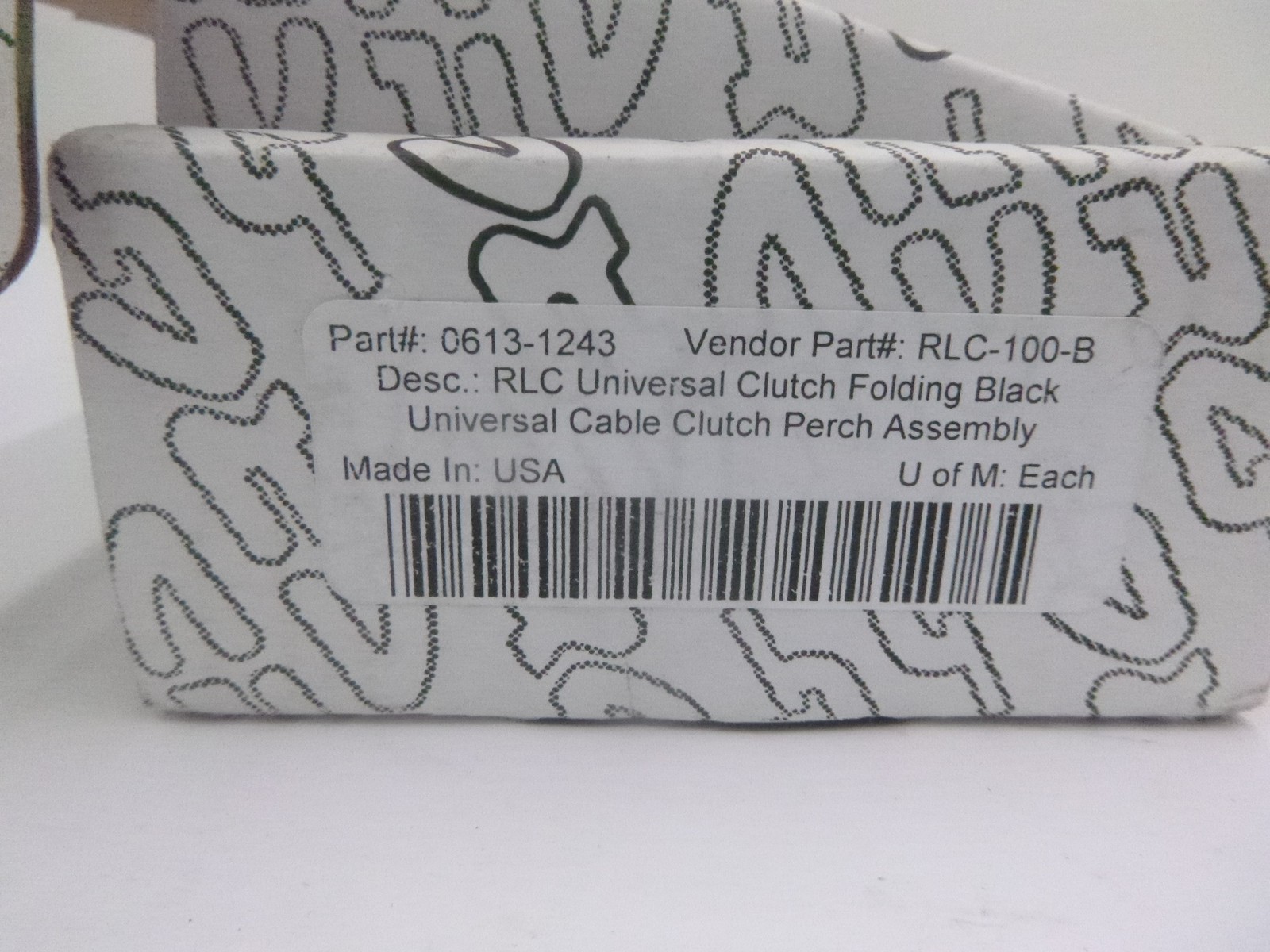 CRG Raceline Black Clutch Folding Lever & Perch RLC-100-B