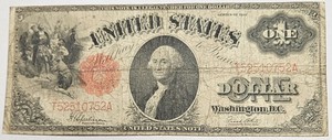 1917 $1 Dollar United States Note Legal Tender Speelman-White FR#39 d636