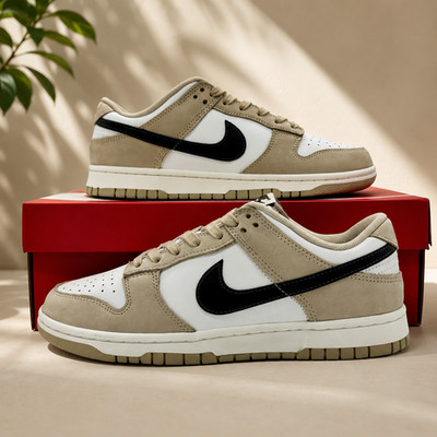 Nike Dunk Low Desert Khaki White Medium Ash Sneakers IB3079/200