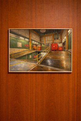 Counter Strike Nuke Ramp Oil Painting | CS2 Gaming Poster | CSGO Fan Art