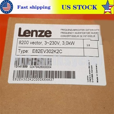US Free TAX One New LENZE E82EV302K2C Inverter E82EV302K2C