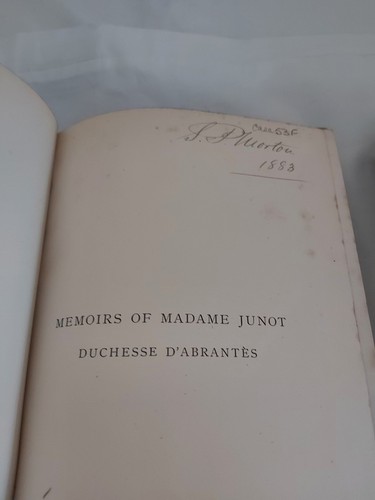 Memoirs of Madame Junot Duchesse D'Abrantes 1883 Richard Bentley All 3 Volumes - Picture 5 of 17