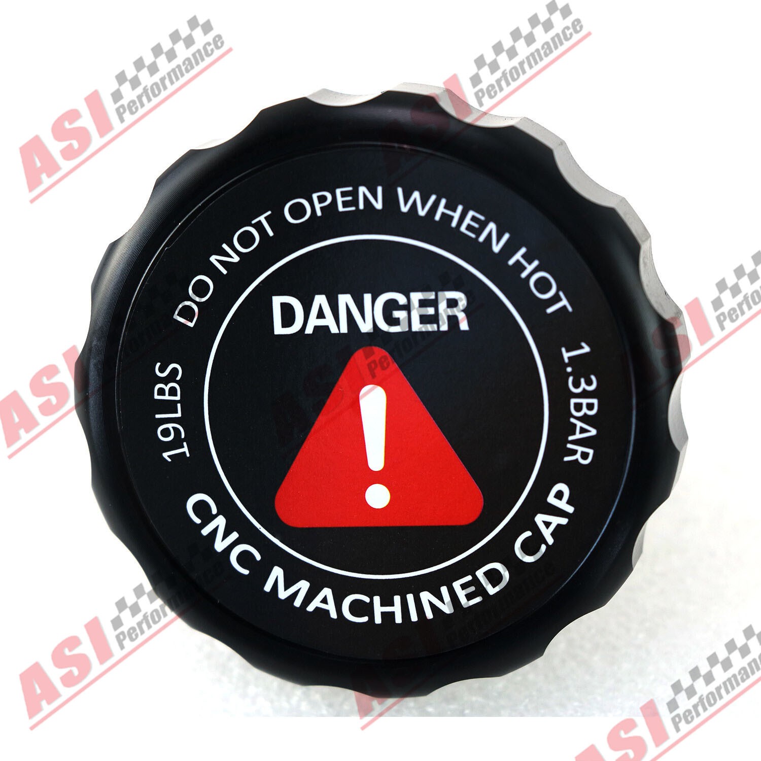 CNC Machined Screw On Aluminum Radiator For Cooler Cap 1.3 Bar Black 1pcs US