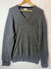 Pringle Golf Men’s V-Neck Jumper Pullover 100% Lambswool Grey Classic Size L