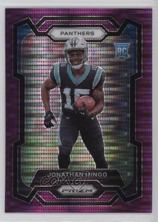 2023 Panini Prizm Rookies Purple Pulsar Prizm Jonathan Mingo #312 07rd